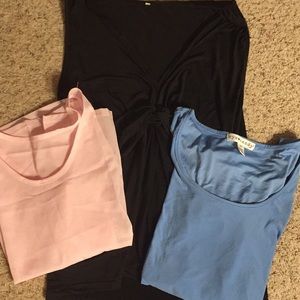 Bundle 3 silk tanks